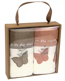 Набор полотенец НВ Романтика м9086 35*75 х 2шт арт. ТДИВН-6876-1-ТДИВН0162171