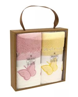 Набор полотенец НВ Романтика м9086_2 35*75 х 2шт арт. ТДИВН-6881-1-ТДИВН0163606