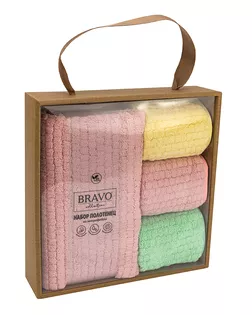 Набор полотенец НВ Гамма м9085_3 50*80 + 30*30х3шт арт. ТДИВН-6882-1-ТДИВН0163747