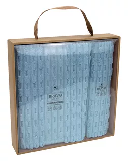 Набор полотенец НВ Фарбен м9075_01 35*75 + 70*130 син арт. ТДИВН-6877-1-ТДИВН0163801