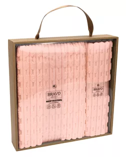 Набор полотенец НВ Фарбен м9075_02 35*75 + 70*130 роз арт. ТДИВН-6879-1-ТДИВН0163803