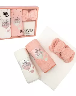 Набор полотенец НВ Нежность м9105-2 4пр арт. ТДИВН-6910-1-ТДИВН0164399