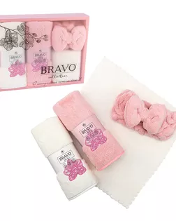 Набор полотенец НВ Орхидея м9105-1 4пр арт. ТДИВН-6911-1-ТДИВН0164400