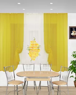 Комплект штор для кухни "Ника" жёлтый арт. ТКС-73-1-ТКС0017540314