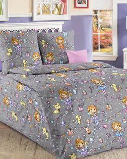 Чародейки 1 Сер Пододеяльник 1,5 спал ЭКОНОМ ПОПЛИН 215*143 арт 0000ХЭ1 арт. ТЕКСД-30289-1-ТЕКСД0030290