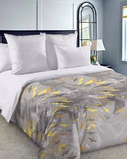 Солнечные птицы 2 Кор Пододеяльник Евро 1 ПЕРКАЛЬ ЭКОНОМ арт 0002ПЭ арт. ТЕКСД-27265-1-ТЕКСД0027266