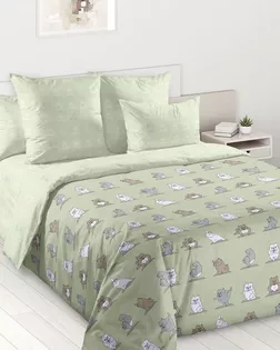 Намасте 1 Зел Пододеяльник Евро 1 ПЕРКАЛЬ ЭКОНОМ арт 0002ПЭ арт. ТЕКСД-29879-1-ТЕКСД0029880