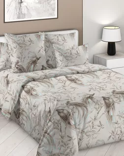 Птицы 1 Беж КПБ 1,5 сп.  арт. 1800ПН арт. ТЕКСД-30137-1-ТЕКСД0030138