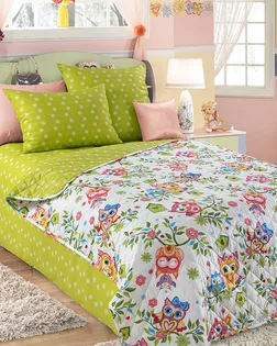 Совята 1 роз Поплин 140*210 покрывало стеганое арт. ТЕКСД-29145-1-ТЕКСД0029146