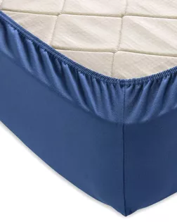 Индиго простыня ТРИКОТАЖ 200*200*20 на резинке Р015Т арт. ТЕКСД-2693-1-ТЕКСД0002693