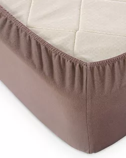 Мокко простыня ТРИКОТАЖ 200*200*20 на резинке Р015Т арт. ТЕКСД-2699-1-ТЕКСД0002699