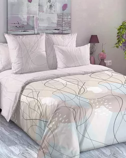 Абстракция 1 Беж КПБ Семейный 2 нав с комп арт 6250ПН арт. ТЕКСД-20656-1-ТЕКСД0020657