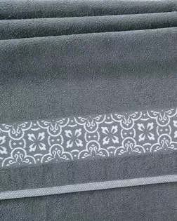 Мозаика серый 50*80 махровое полотенце Г/К (Аиша) 350 г арт. ТЕКСД-25764-1-ТЕКСД0025765