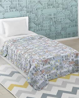 Таунхаус 1 сер Перкаль 140*210 покрывало стеганое арт. ТЕКСД-28547-1-ТЕКСД0028548