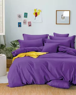 Купить Ткани для дома фиолетового цвета Сатин-Твил гладкокрашеный арт. СО-334-1-Б00100.007 оптом