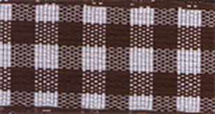 Лента с рисунком клетка SAFISA ш.16(18)мм, 25м (17 коричневый) арт. ГЕЛ-8448-1-ГЕЛ0020183 1
