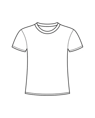 Купить Выкройки Выкройка: футболка прямая арт. ВКК-2343-1-В00149 оптом в Казахстане