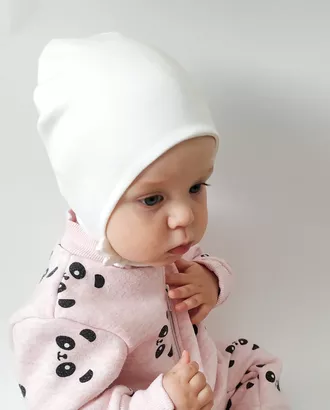 Купить Выкройки детской одежды для девочек Выкройка: детская шапочка с завязками арт. ВКК-2819-1-ВП0496 оптом в Казахстане