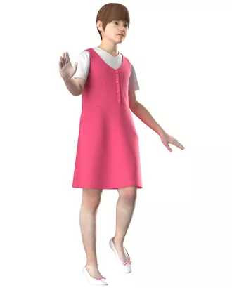 Купить Выкройки детской одежды для девочек Выкройка: сарафан трикотажный (детский) арт. ВКК-3148-1-ВП0825 оптом в Казахстане