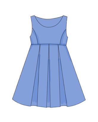 Выкройка-основа платья для девочки