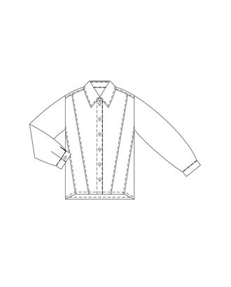 Выкройка: блузка W-07-1002 арт. ВКК-3126-4-ВП0803
