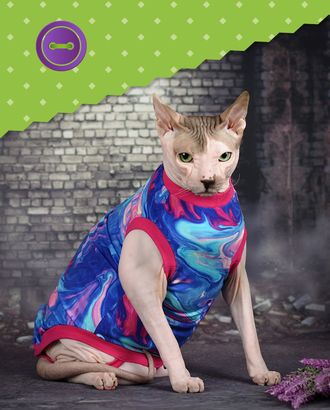 Купить Выкройка: футболка для кошки арт. ВКК-3004-1-ВП0679 оптом в Липецке