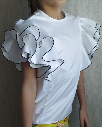 Выкройка: блузка с крылышками арт. ВКК-2978-2-ВП0655