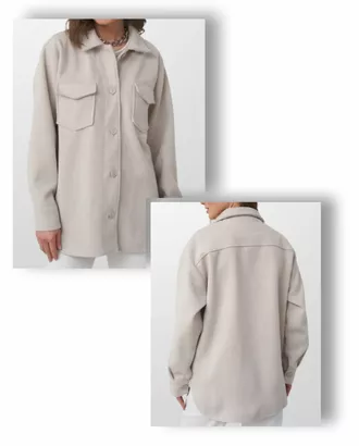 Купить Выкройка: рубашка-куртка oversize № 17 арт. ВКК-3179-1-ВП0856 оптом в Казахстане