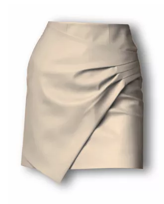 Купить Выкройки Выкройка: юбка асимметрия из экокожи_95 арт. ВКК-4098-1-ВП0992 оптом в Казахстане