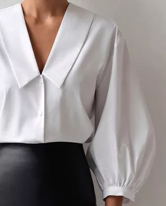 Купить Выкройка: блуза с объемными рукавами арт. ВКК-4143-14-ВП1037 оптом в Казахстане