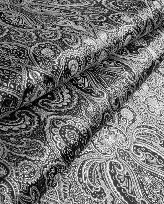 Купить Одежные ткани черного цвета 25 метров Парча "Брокет" арт. ПРЧ-9-1-14943.008 оптом в Казахстане
