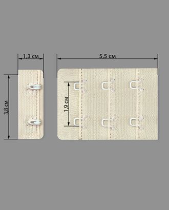 Застежка для бюстгальтеров р.3,8x5,5 см 25шт арт. ЗАС-6-1-39533.001 Застежка для бюстгальтеров р.3,8x5,5 см 25шт арт. ЗАС-6-1-39533.001