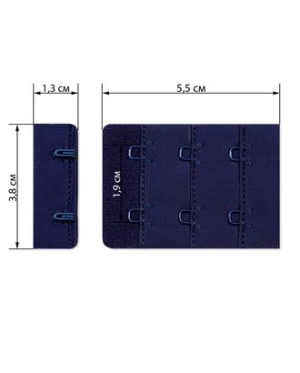 Застежка для бюстгальтеров р.3,8x5,5 см 25шт арт. ЗАС-6-2-39533.002 Застежка для бюстгальтеров р.3,8x5,5 см 25шт арт. ЗАС-6-2-39533.002
