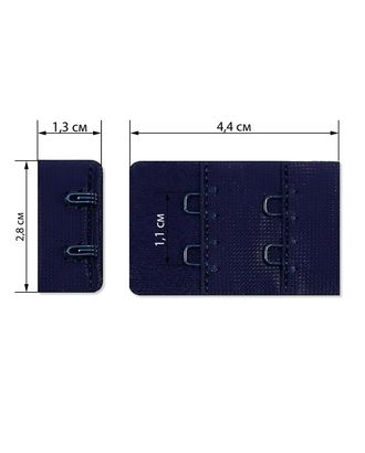 Застежка для бюстгальтеров р.2,8x4,4 см 25шт арт. ЗАС-7-2-39514.002 Застежка для бюстгальтеров р.2,8x4,4 см 25шт арт. ЗАС-7-2-39514.002