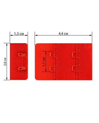 Застежка для бюстгальтеров р.2,8x4,4 см 25шт арт. ЗАС-7-4-39514.004 Застежка для бюстгальтеров р.2,8x4,4 см 25шт арт. ЗАС-7-4-39514.004