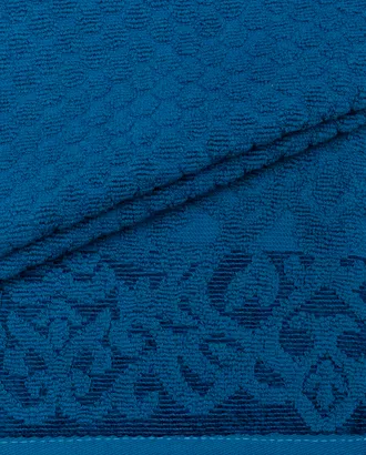 Купить Полотенца гладкокрашеные цвет синий Аврора (Размер 50 х 90) арт. ПГСТ-267-7-Б00222.007 оптом в Казахстане