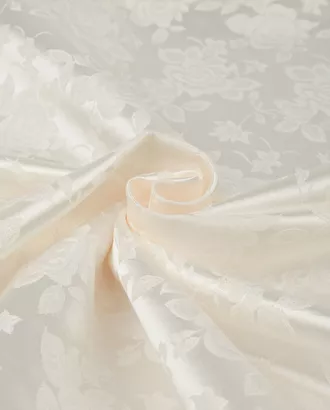 Купить Молочные свадебные ткани Атлас жаккард "Принцесса" арт. ЖКА-2-6-2214.004 оптом в Казахстане
