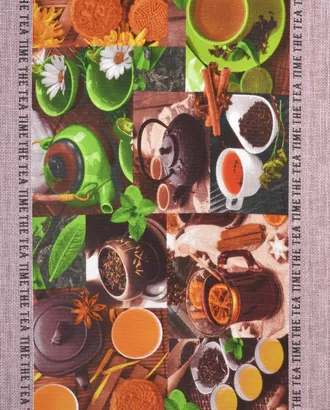 Купить Чайная церемония (Полотно вафельное 50 см) арт. ПВ50-226-1-0989.108 оптом в Казахстане