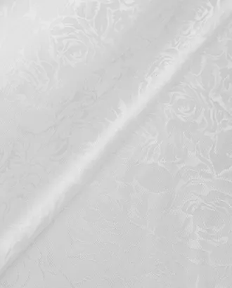 Купить Ткани подкладочные для подкладки цвет белый Поливискоза жаккард D-6 арт. ПД-13-3-3861.009 оптом в Казахстане