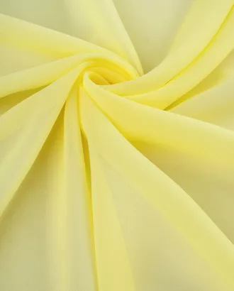 Купить Ткани для нарядных платьев цвет желтый Шифон Мульти однотонный арт. ШО-37-67-1665.093 оптом в Казахстане