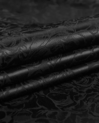 Купить Одежные ткани черного цвета 25 метров Поливискоза жаккард D-6 арт. ПД-13-1-3861.008 оптом в Казахстане