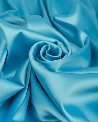 Купить Одежные ткани голубого цвета 30 метров "Русский" атлас стрейч матовый арт. АО-9-6-11086.042 оптом в Казахстане