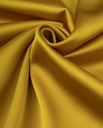 Купить Ткани для нарядных платьев цвет желтый Атлас стрейч "Лаванда" арт. АО-12-33-20164.026 оптом в Казахстане