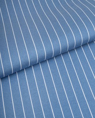 Купить Легкие ткани для рубашек Джинс "Тенсел" полоска арт. ДЖП-130-8-20562.016 оптом