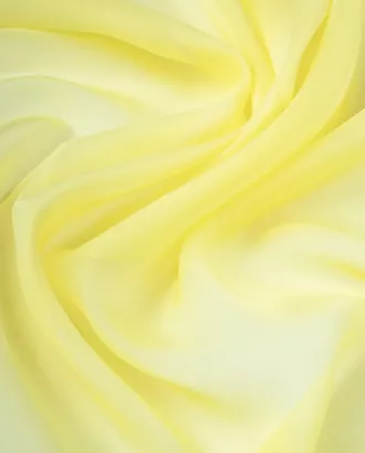 Купить Ткани для нарядных платьев цвет желтый Шифон "Газ" арт. ШИ-2-16-21050.025 оптом в Казахстане