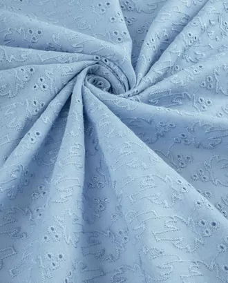 Купить Одежные ткани голубого цвета из хлопка Шитье "пальмы" арт. ШТЕ-70-4-21133.004 оптом в Казахстане