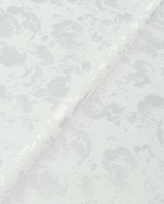 Купить Свадебные ткани Атлас жаккард "Моар" цветы арт. ЖКА-6-6-7036.001 оптом