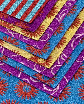 Глиттерный фоамиран в листах арт. ТФМ-22-2-30364.002 в Алматы Купить Глиттерный фоамиран в листах арт. ТФМ-22-2-30364.002 оптом в Алматы