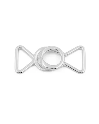 Купить Бельевые застежки Застежка д/купальника металл ш.1,5см 10шт (никель) арт. ЗАС-14-1-41385 оптом в Казахстане