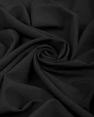 Купить Ткань Блузочные однотонные черного цвета из полиэстера Стрейч "Салма" арт. БО-1-1-20252.001 оптом в Казахстане